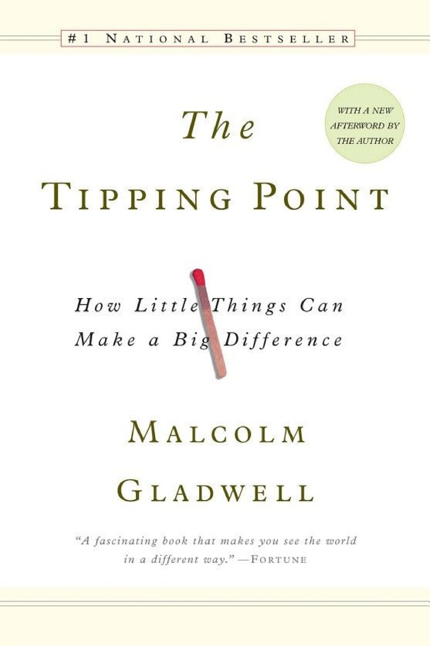 The Tipping Point How Little Things Can M